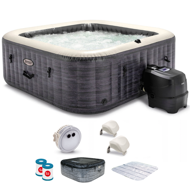Intex Greystone Deluxe 28452NP poreallas 196 196 71 cm 1 098 l