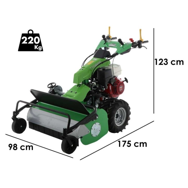 Lampacrescia MGM TTR886 vasaramurskain, Honda GX390, 87 cm, kaksoisrenkaat