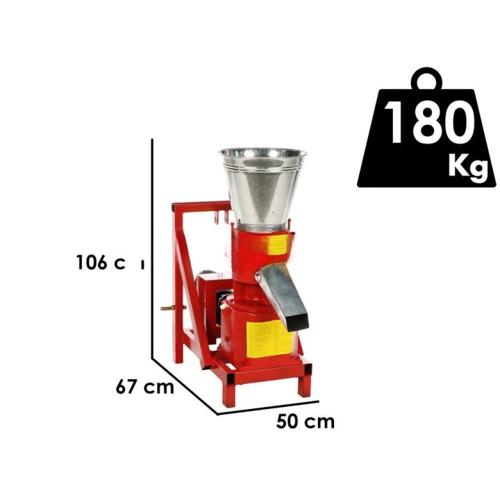 GeoTech Pro TWPM230 pellettikone traktorikäyttöön, 90–110 kg/h, 6 mm
