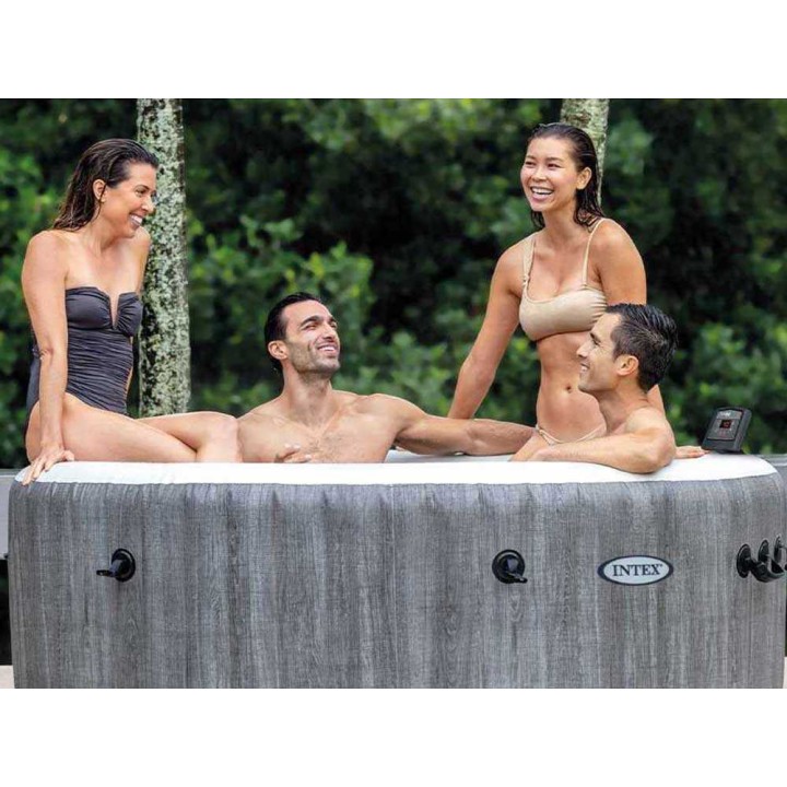 Intex Greywood Deluxe 28440EX poreallas, 196 × 71 cm, 795 l, 140 suutinta