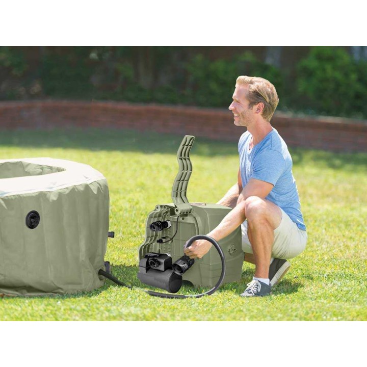 Intex 28412NP Bubble Massage -poreallas, 236 cm, 7–8 henkilölle, 2 200 W