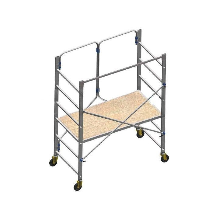 Special Piego kokoontaittuva alumiiniteline, 286 cm, 150 kg, 4 pyörää