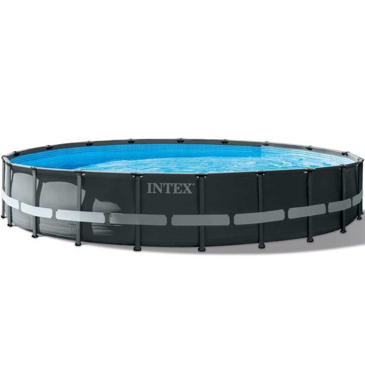 Intex Ultra XTR Frame 26334NP runkoallas, 610 × 122 cm, 30 079 l, antrasiitti