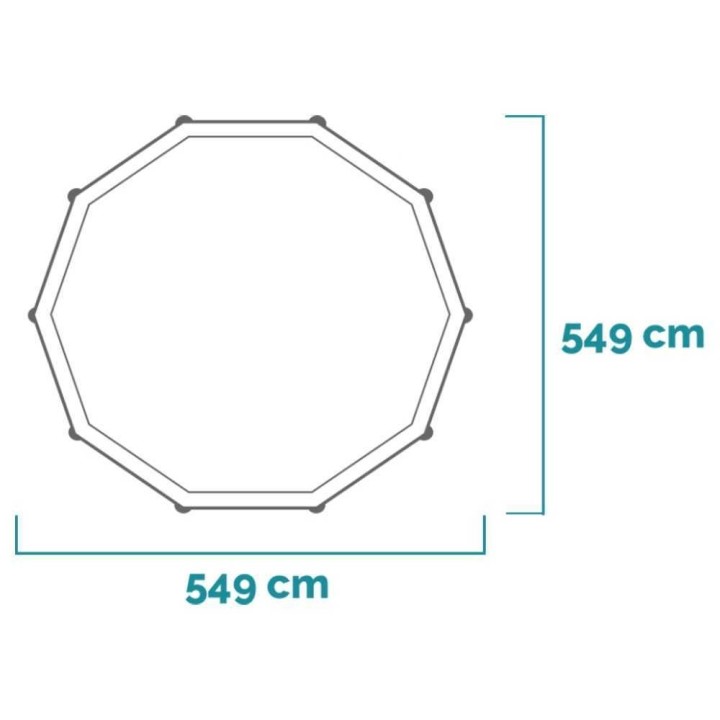 Intex Ultra XTR Frame 26330NP runkoallas, Ø549 × 132 cm, 26 423 l