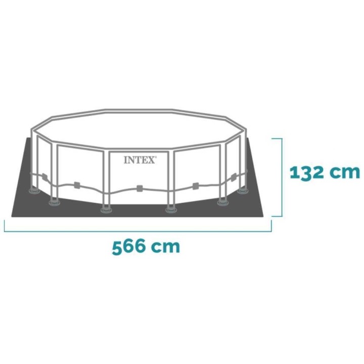 Intex Ultra XTR Frame 26330NP runkoallas, Ø549 × 132 cm, 26 423 l