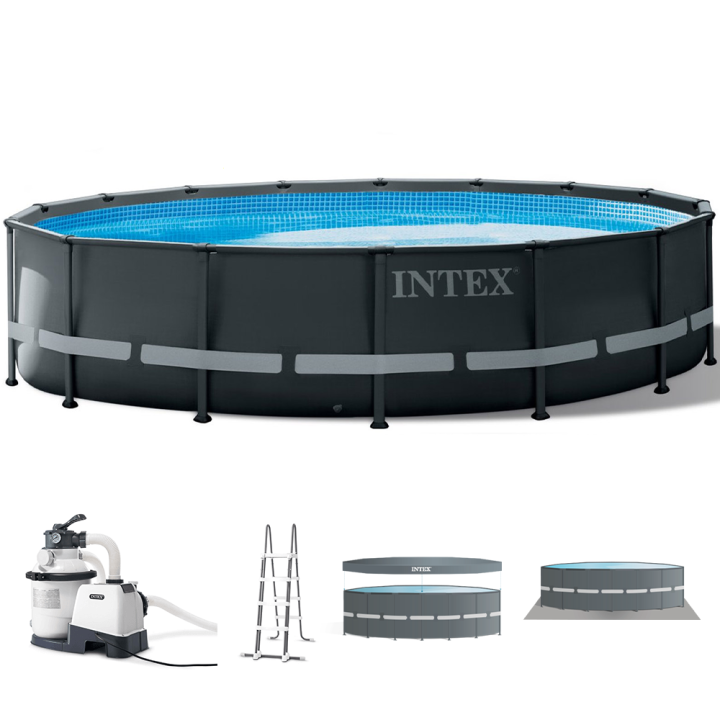 Intex Ultra XTR Frame 26326NP allas 488 122 cm 19 156 l antrasiitti