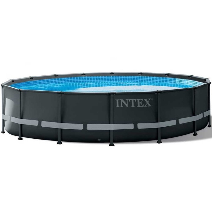 Intex Ultra XTR Frame 26326NP allas, Ø488 × 122 cm, 19 156 l, antrasiitti