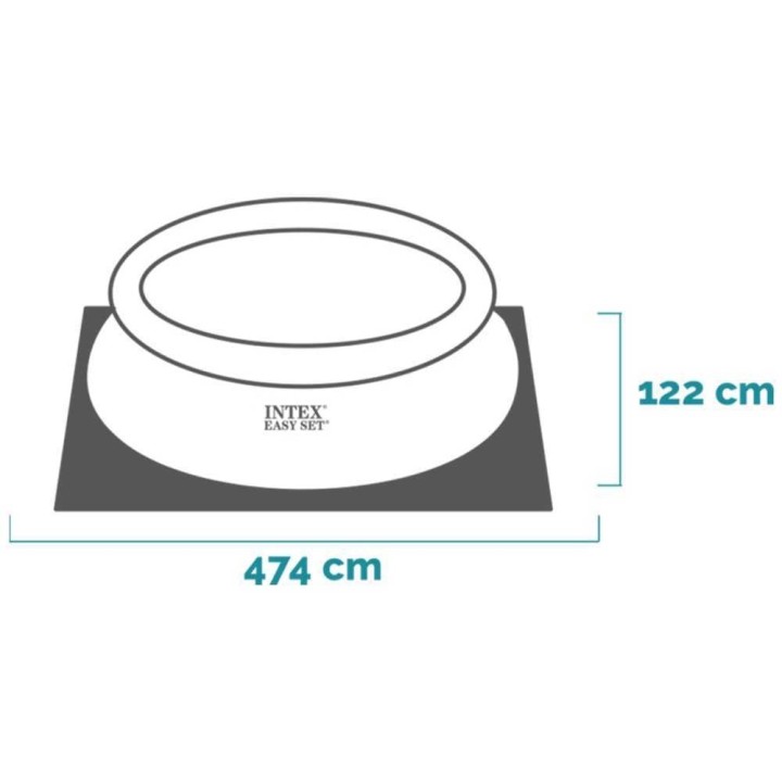 Intex Easy Set 26168NP puhallettava uima-allas, Ø457 × 122 cm, 14 141 l
